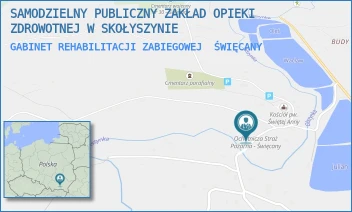 GABINET REHABILITACJI ZABIEGOWEJ - SAMODZIELNY PUBLICZNY ZAKŁAD OPIEKI ZDROWOTNEJ W SKOŁYSZYNIE - ŚWIĘCANY 2A,  ŚWIĘCANY