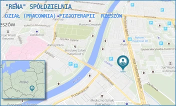 DZIAŁ (PRACOWNIA) FIZJOTERAPII - "RENA" SPÓŁDZIELNIA - AL. TADEUSZA REJTANA 10,  RZESZÓW