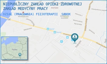 DZIAŁ (PRACOWNIA) FIZJOTERAPII - NIEPUBLICZNY ZAKŁAD OPIEKI ZDROWOTNEJ ZAKŁAD MEDYCYNY PRACY - PRZEMYSKA 24,  SANOK