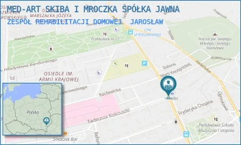 ZESPÓŁ REHABILITACJI DOMOWEJ - MED-ART SKIBA I MROCZKA SPÓŁKA JAWNA - UL. IGNACEGO KRASZEWSKIEGO 24A,  JAROSŁAW