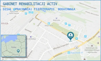 DZIAŁ (PRACOWNIA) FIZJOTERAPII - GABINET REHABILITACJI ACTIV - UL. PRZEMYSŁOWA 2A, BOGUCHWAŁA