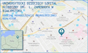 ODDZIAŁ REHABILITACJI NEUROLOGICZNEJ - UNIWERSYTECKI DZIECIĘCY SZPITAL KLINICZNY IM.  L. ZAMENHOFA W BIAŁYMSTOKU - WASZYNGTONA 17,  BIAŁYSTOK