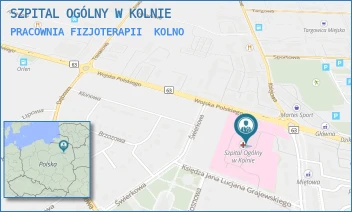 PRACOWNIA FIZJOTERAPII - SZPITAL OGÓLNY W KOLNIE - WOJSKA POLSKIEGO 69,  KOLNO