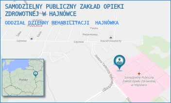 ODDZIAŁ DZIENNY REHABILITACJI - SAMODZIELNY PUBLICZNY ZAKŁAD OPIEKI ZDROWOTNEJ W HAJNÓWCE - DOC. ADAMA DOWGIRDA 9,  HAJNÓWKA