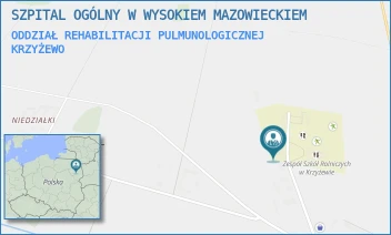 ODDZIAŁ REHABILITACJI PULMUNOLOGICZNEJ - SZPITAL OGÓLNY W WYSOKIEM MAZOWIECKIEM - 30,  KRZYŻEWO