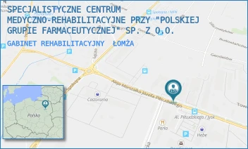 GABINET REHABILITACYJNY - SPECJALISTYCZNE CENTRUM MEDYCZNO-REHABILITACYJNE PRZY "POLSKIEJ GRUPIE FARMACEUTYCZNEJ" SP. Z O.O. - PIŁSUDSKIEGO 82,  ŁOMŻA