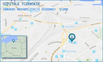 OŚRODEK REHABILITACJI DZIENNEJ - SZPITALE TCZEWSKIE - UL. 1 MAJA 2,  TCZEW