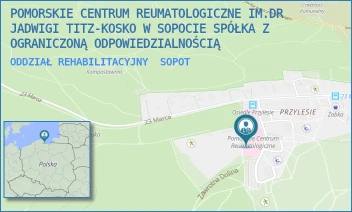 ODDZIAŁ REHABILITACYJNY - POMORSKIE CENTRUM REUMATOLOGICZNE IM.DR JADWIGI TITZ-KOSKO W SOPOCIE SPÓŁKA Z OGRANICZONĄ ODPOWIEDZIALNOŚCIĄ - UL. 23 MARCA 93,  SOPOT