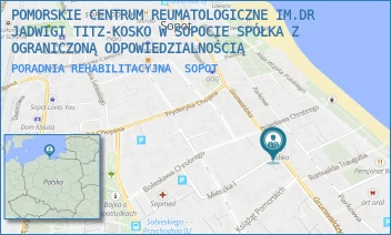 PORADNIA REHABILITACYJNA - POMORSKIE CENTRUM REUMATOLOGICZNE IM.DR JADWIGI TITZ-KOSKO W SOPOCIE SPÓŁKA Z OGRANICZONĄ ODPOWIEDZIALNOŚCIĄ - UL. GRUNWALDZKA 1/3,  SOPOT