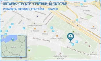 PORADNIA REHABILITACYJNA - UNIWERSYTECKIE CENTRUM KLINICZNE - AL. ZWYCIĘSTWA 30,  GDAŃSK