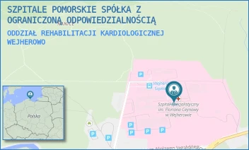ODDZIAŁ REHABILITACJI KARDIOLOGICZNEJ - SZPITALE POMORSKIE SPÓŁKA Z OGRANICZONĄ ODPOWIEDZIALNOŚCIĄ - UL. DR. ALOJZEGO JAGALSKIEGO 10,  WEJHEROWO