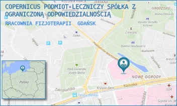 PRACOWNIA FIZJOTERAPII - COPERNICUS PODMIOT LECZNICZY SPÓŁKA Z OGRANICZONĄ ODPOWIEDZIALNOŚCIĄ - UL. POWSTAŃCÓW WARSZAWSKICH 1-2,  GDAŃSK
