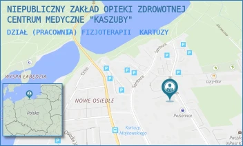 DZIAŁ (PRACOWNIA) FIZJOTERAPII - NIEPUBLICZNY ZAKŁAD OPIEKI ZDROWOTNEJ CENTRUM MEDYCZNE "KASZUBY" - UL. MŚCIWOJA II 9,  KARTUZY