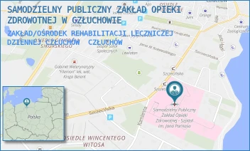 ZAKŁAD/OŚRODEK REHABILITACJI LECZNICZEJ DZIENNEJ CZŁUCHÓW - SAMODZIELNY PUBLICZNY ZAKŁAD OPIEKI ZDROWOTNEJ W CZŁUCHOWIE - UL. SZCZECIŃSKA 31,  CZŁUCHÓW