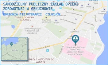 PORADNIA FIZJOTERAPII - SAMODZIELNY PUBLICZNY ZAKŁAD OPIEKI ZDROWOTNEJ W CZŁUCHOWIE - UL. SZCZECIŃSKA 31,  CZŁUCHÓW