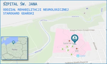 ODDZIAŁ REHABILITACJI NEUROLOGICZNEJ - SZPITAL ŚW. JANA - UL. DR JÓZEFA BALEWSKIEGO 1,  STAROGARD GDAŃSKI