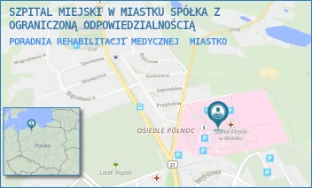 PORADNIA REHABILITACJI MEDYCZNEJ - SZPITAL MIEJSKI W MIASTKU SPÓŁKA Z OGRANICZONĄ ODPOWIEDZIALNOŚCIĄ - UL. GENERAŁA J. WYBICKIEGO 30,  MIASTKO
