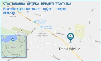 PRACOWNIA FIZJOTERAPII TRĄBKI - CARITAS ARCHIDIECEZJI GDAŃSKIEJ - UL. PASTEURA 1,  TRĄBKI WIELKIE
