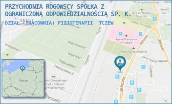 DZIAŁ (PRACOWNIA) FIZJOTERAPII - PRZYCHODNIA ROGOWSCY SPÓŁKA Z OGRANICZONĄ ODPOWIEDZIALNOŚCIĄ - UL. 30 STYCZNIA 55,  TCZEW