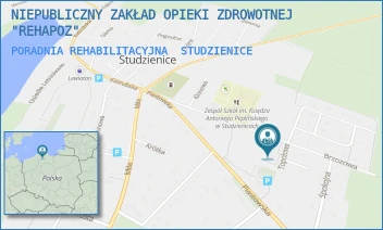 PORADNIA REHABILITACYJNA - NIEPUBLICZNY ZAKŁAD OPIEKI ZDROWOTNEJ "REHAPOZ" - UL. BRZOZOWA 8,  STUDZIENICE