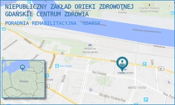 PORADNIA REHABILITACYJNA - NIEPUBLICZNY ZAKŁAD OPIEKI ZDROWOTNEJ GDAŃSKIE CENTRUM ZDROWIA - UL. OLIWSKA 62,  GDAŃSK