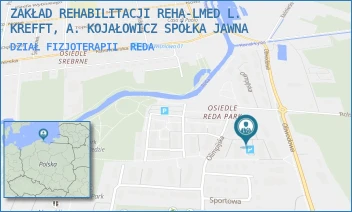 DZIAŁ FIZJOTERAPII - ZAKŁAD REHABILITACJI REHA-LMED L. KREFFT, A. KOJAŁOWICZ SPÓŁKA JAWNA - UL. OLIMPIJSKA 1B/11-12,  REDA