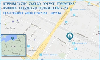 FIZJOTERAPIA AMBULATORYJNA - NIEPUBLICZNY ZAKŁAD OPIEKI ZDROWOTNEJ OŚRODEK LECZNICZO-REHABILITACYJNY - UL. ZAKRĘT DO OKSYWIA 3,  GDYNIA