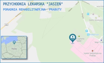 PORADNIA REHABILITACYJNA - PRZYCHODNIA LEKARSKA "JASIEŃ" - UL. KURACYJNA 37,  PRABUTY
