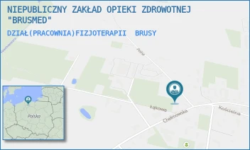 DZIAŁ(PRACOWNIA)FIZJOTERAPII - NIEPUBLICZNY ZAKŁAD OPIEKI ZDROWOTNEJ "BRUSMED" - UL. POLNA 1,  BRUSY