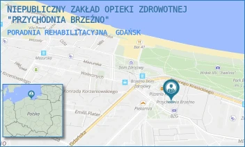 PORADNIA REHABILITACYJNA - NIEPUBLICZNY ZAKŁAD OPIEKI ZDROWOTNEJ "PRZYCHODNIA BRZEŹNO" - UL. KONSTANTEGO ILDEFONSA GAŁCZYŃSKIEGO 6,  GDAŃSK