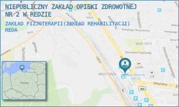 ZAKŁAD FIZJOTERAPII(ZAKŁAD REHABILITACJI) - NIEPUBLICZNY ZAKŁAD OPIEKI ZDROWOTNEJ NR 2 W REDZIE - UL. GDAŃSKA 72,  REDA