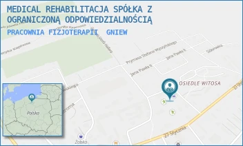 PRACOWNIA FIZJOTERAPII - MEDICAL REHABILITACJA SPÓŁKA Z OGRANICZONĄ ODPOWIEDZIALNOŚCIĄ - OSIEDLE WITOSA 10,  GNIEW