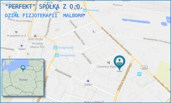 DZIAŁ FIZJOTERAPII - "PERFEKT" SPÓŁKA Z O.O. - UL. NOWOWIEJSKIEGO 48,  MALBORK