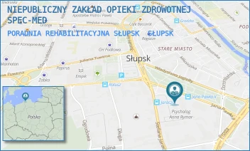 PORADNIA REHABILITACYJNA SŁUPSK - NIEPUBLICZNY ZAKŁAD OPIEKI ZDROWOTNEJ SPEC-MED - UL. JANA PAWŁA II 1A,  SŁUPSK
