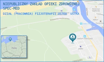 DZIAŁ (PRACOWNIA) FIZJOTERAPII USTKA - NIEPUBLICZNY ZAKŁAD OPIEKI ZDROWOTNEJ SPEC-MED - UL. NA WYDMIE 5A,  USTKA