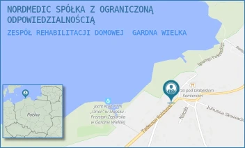 ZESPÓŁ REHABILITACJI DOMOWEJ - NORDMEDIC SPÓŁKA Z OGRANICZONĄ ODPOWIEDZIALNOŚCIĄ - UL. PLAC WOLNOŚCI 1,  GARDNA WIELKA