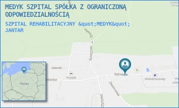 SZPITAL REHABILITACYJNY "MEDYK" - MEDYK SZPITAL SPÓŁKA Z OGRANICZONĄ ODPOWIEDZIALNOŚCIĄ - RYBACKA 44,  JANTAR