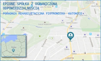 PORADNIA REHABILITACYJNA PIOTROWICKA - EPIONE SPÓŁKA Z OGRANICZONĄ ODPOWIEDZIALNOŚCIĄ - UL. PIOTROWICKA 68,  KATOWICE