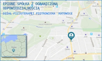 DZIAŁ FIZJOTERAPII PIOTROWICKA - EPIONE SPÓŁKA Z OGRANICZONĄ ODPOWIEDZIALNOŚCIĄ - UL. PIOTROWICKA 68,  KATOWICE