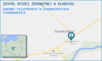 GABINET FIZJOTERAPII W STAROKRZEPICACH - ZESPÓŁ OPIEKI ZDROWOTNEJ W KŁOBUCKU - UL. OLESKA 207,  STAROKRZEPICE