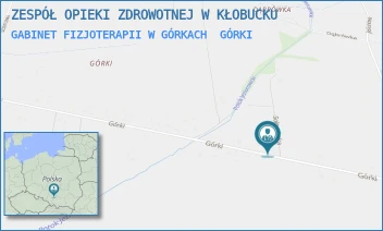 GABINET FIZJOTERAPII W GÓRKACH - ZESPÓŁ OPIEKI ZDROWOTNEJ W KŁOBUCKU - UL. GÓRKI 32,  GÓRKI