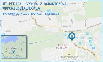 PRACOWNIA FIZJOTERAPII - NT MEDICAL SPÓŁKA Z OGRANICZONĄ ODPOWIEDZIALNOŚCIĄ - UL. UL. BOYA ŻELEŃSKIEGO 77,  KATOWICE