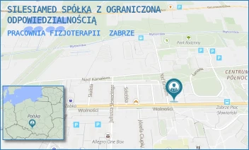 PRACOWNIA FIZJOTERAPII - SILESIAMED SPÓŁKA Z OGRANICZONA ODPOWIEDZIALNOŚCIĄ - UL. WOLNOŚCI 124,  ZABRZE