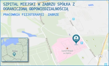 PRACOWNIA FIZJOTERAPII - SZPITAL MIEJSKI W ZABRZU SPÓŁKA Z OGRANICZONĄ ODPOWIEDZIALNOŚCIĄ - UL. ZAMKOWA 4,  ZABRZE
