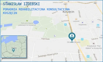 PORADNIA REHABILITACYJNA KONSULTACYJNA - STANISŁAW IZDEBSKI - UL. SOBIESKIEGO 8,  KOSZĘCIN