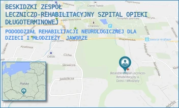 PODODDZIAŁ REHABILITACJI NEUROLOGICZNEJ DLA DZIECI I MŁODZIEŻY - BESKIDZKI ZESPÓŁ LECZNICZO-REHABILITACYJNY SZPITAL OPIEKI DŁUGOTERMINOWEJ - UL. WAPIENICKA 142,  JAWORZE
