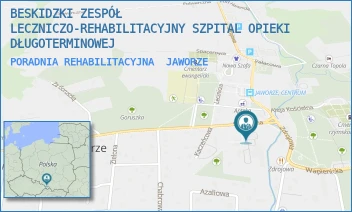 PORADNIA REHABILITACYJNA - BESKIDZKI ZESPÓŁ LECZNICZO-REHABILITACYJNY SZPITAL OPIEKI DŁUGOTERMINOWEJ - UL. SŁONECZNA 83,  JAWORZE