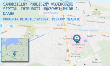 PORADNIA REHABILITACYJNA - SAMODZIELNY PUBLICZNY WOJEWÓDZKI SZPITAL CHIRURGII URAZOWEJ IM.DR J. DAABA - UL. BYTOMSKA 62,  PIEKARY ŚLĄSKIE
