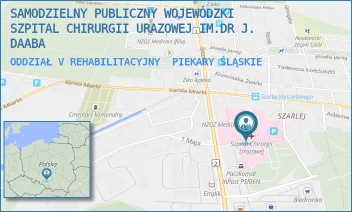 ODDZIAŁ V REHABILITACYJNY - SAMODZIELNY PUBLICZNY WOJEWÓDZKI SZPITAL CHIRURGII URAZOWEJ IM.DR J. DAABA - UL. BYTOMSKA 62,  PIEKARY ŚLĄSKIE
