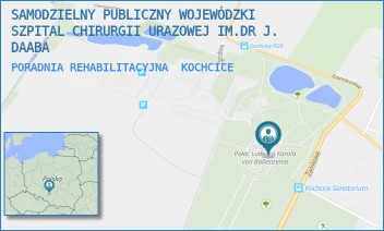 PORADNIA REHABILITACYJNA - SAMODZIELNY PUBLICZNY WOJEWÓDZKI SZPITAL CHIRURGII URAZOWEJ IM.DR J. DAABA - UL. ZAMKOWA 1,  KOCHCICE